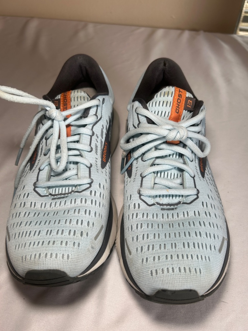 Brooks Ghost 13 Light Blue Running Athletic Shoes Size 8.5 - Picture 2 of 16